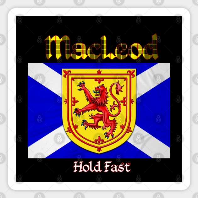 Clan Macleod Clan Scotland Flag Sticker by macdonaldcreativestudios